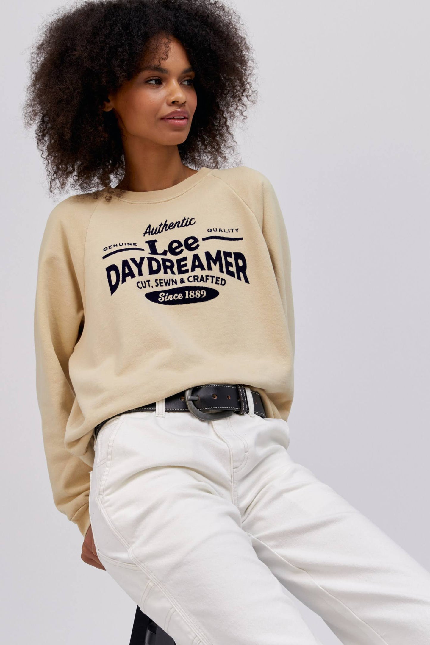 Lee x Daydreamer Genuine Quality Sweatshirt in Khaki