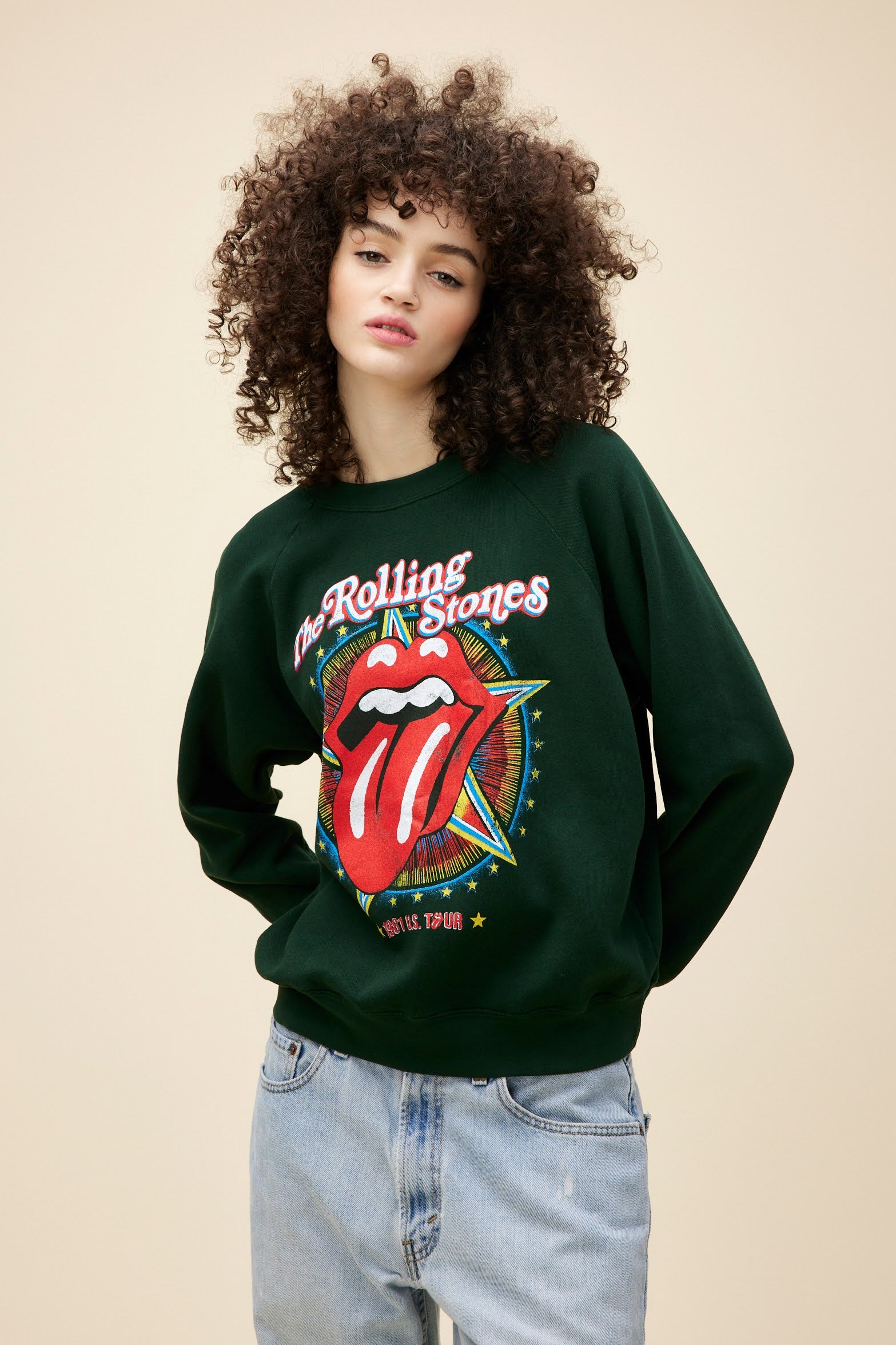 Rolling Stones 1981 US Tour Vintage Sweatshirt | Daydreamer Rolling Stones 1981 US Tour Vintage Sweatshirt | Daydreamer