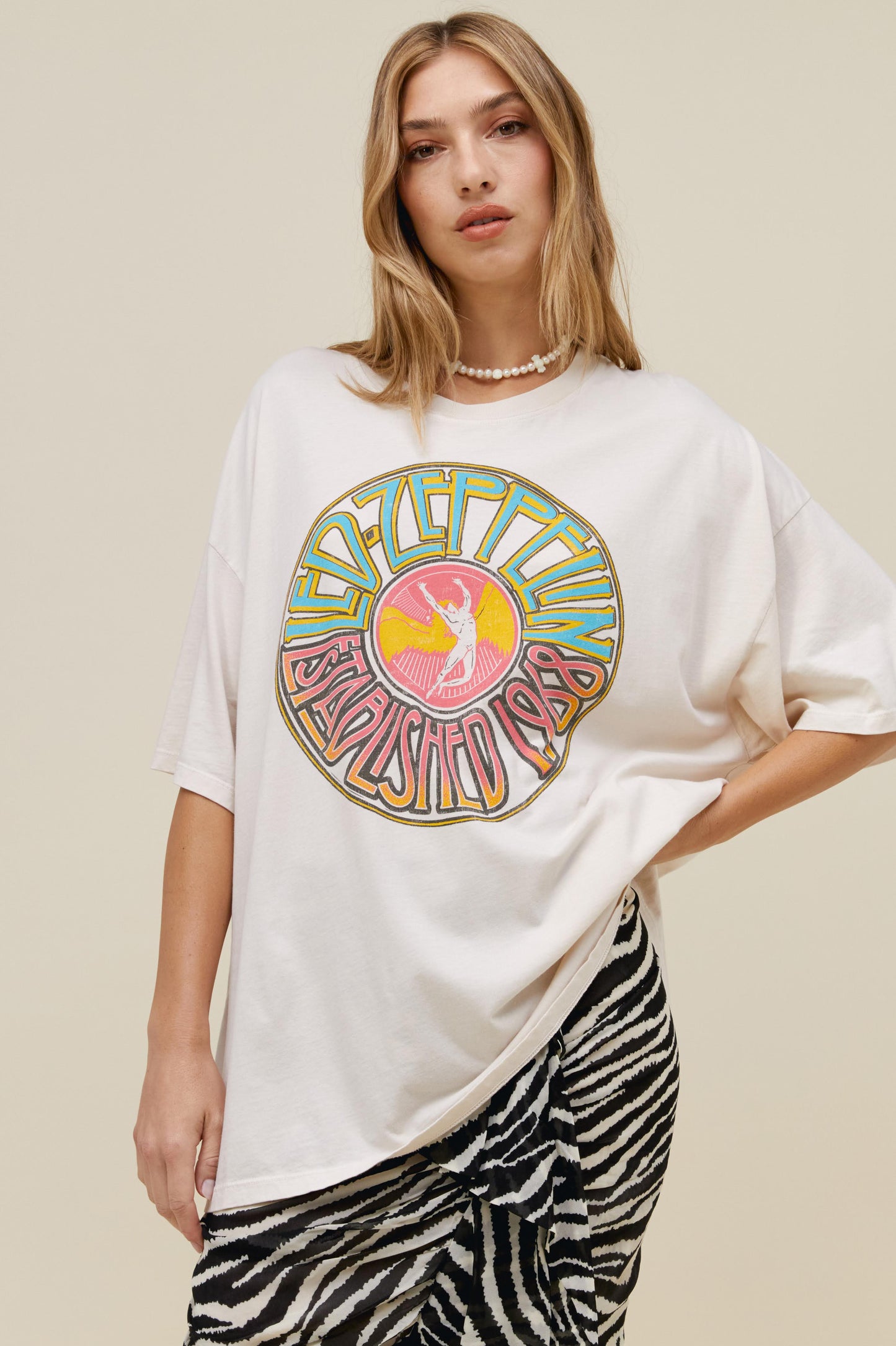 Led Zeppelin oversized tee