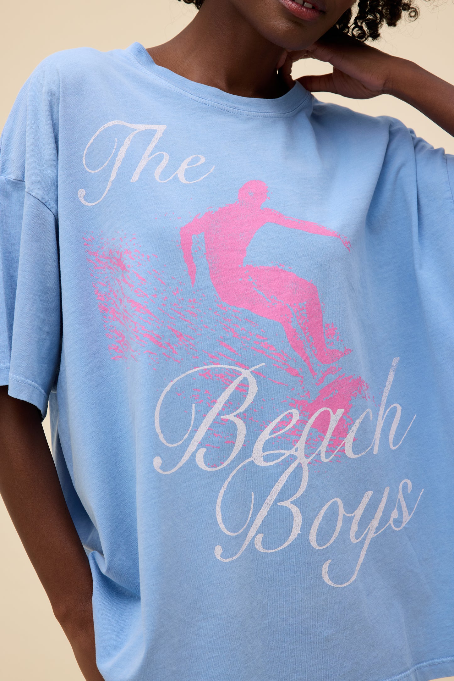 Powder Blue Acid Wash