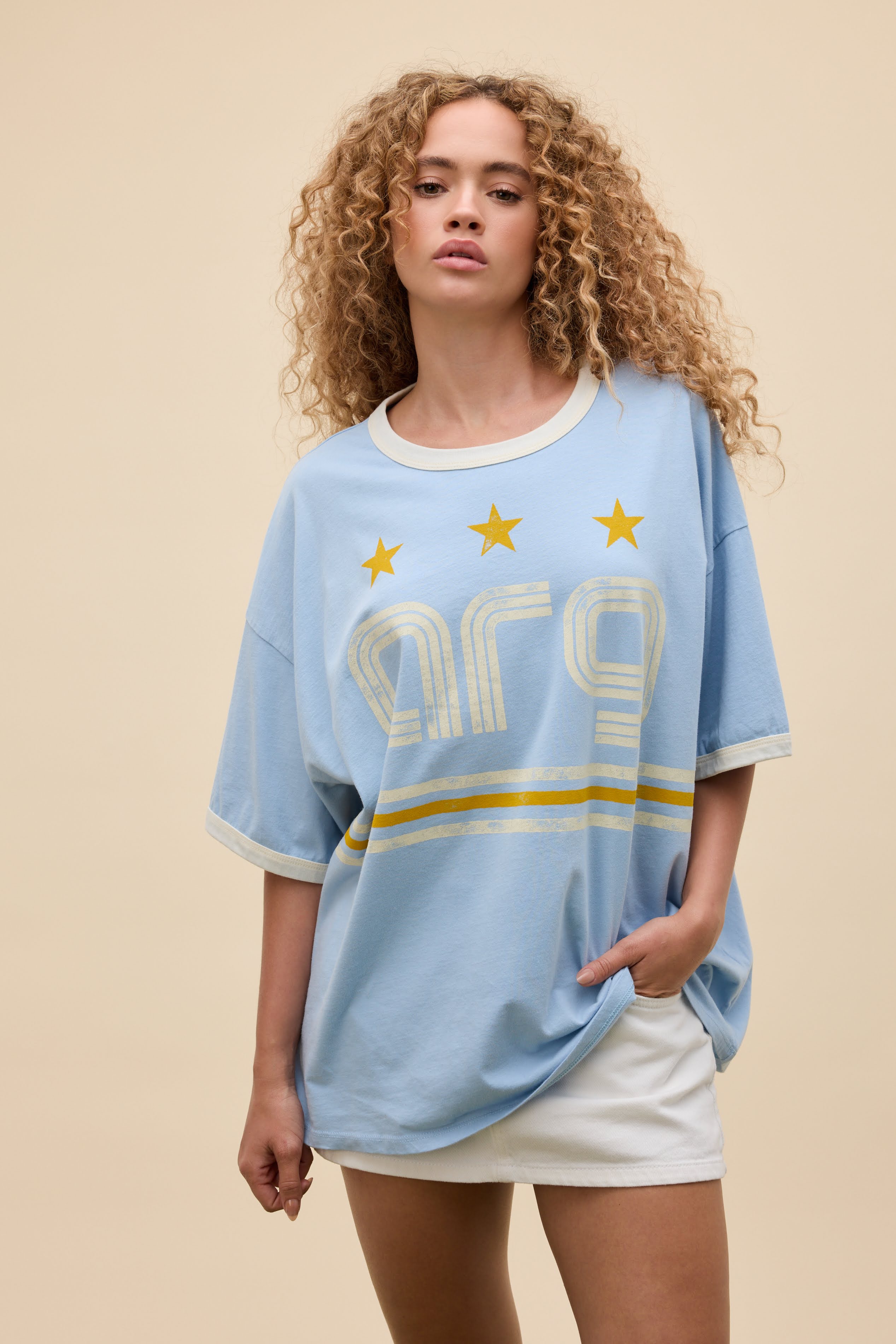 Argentina World Cup OS Ringer Tee– Daydreamer
