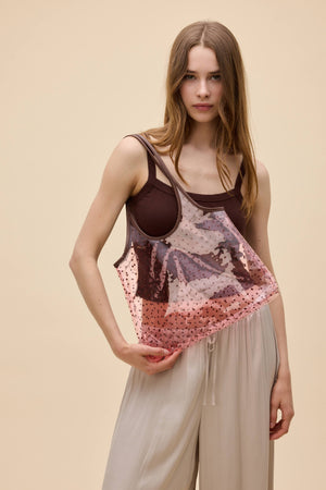 Daydreamer Polka Dot Jelly Tote