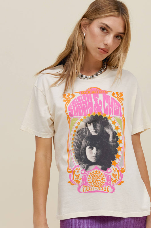 Sonny & Cher Melody Fair Boyfriend Tee