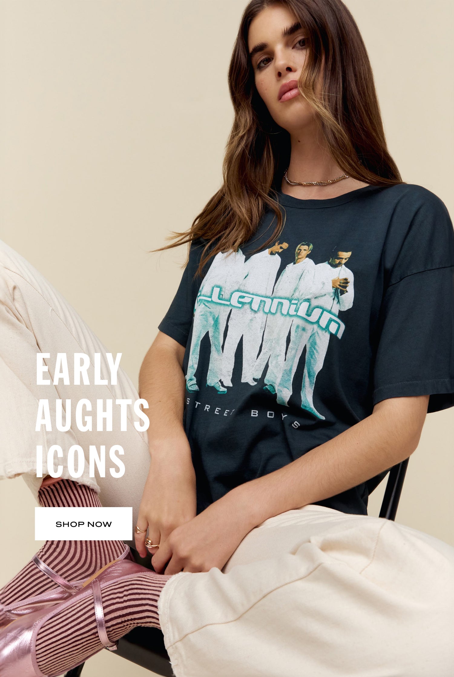 Early Aughts Icons - Shop Backstreet Boys and Britney Spears graphic tees at daydreamerla.com