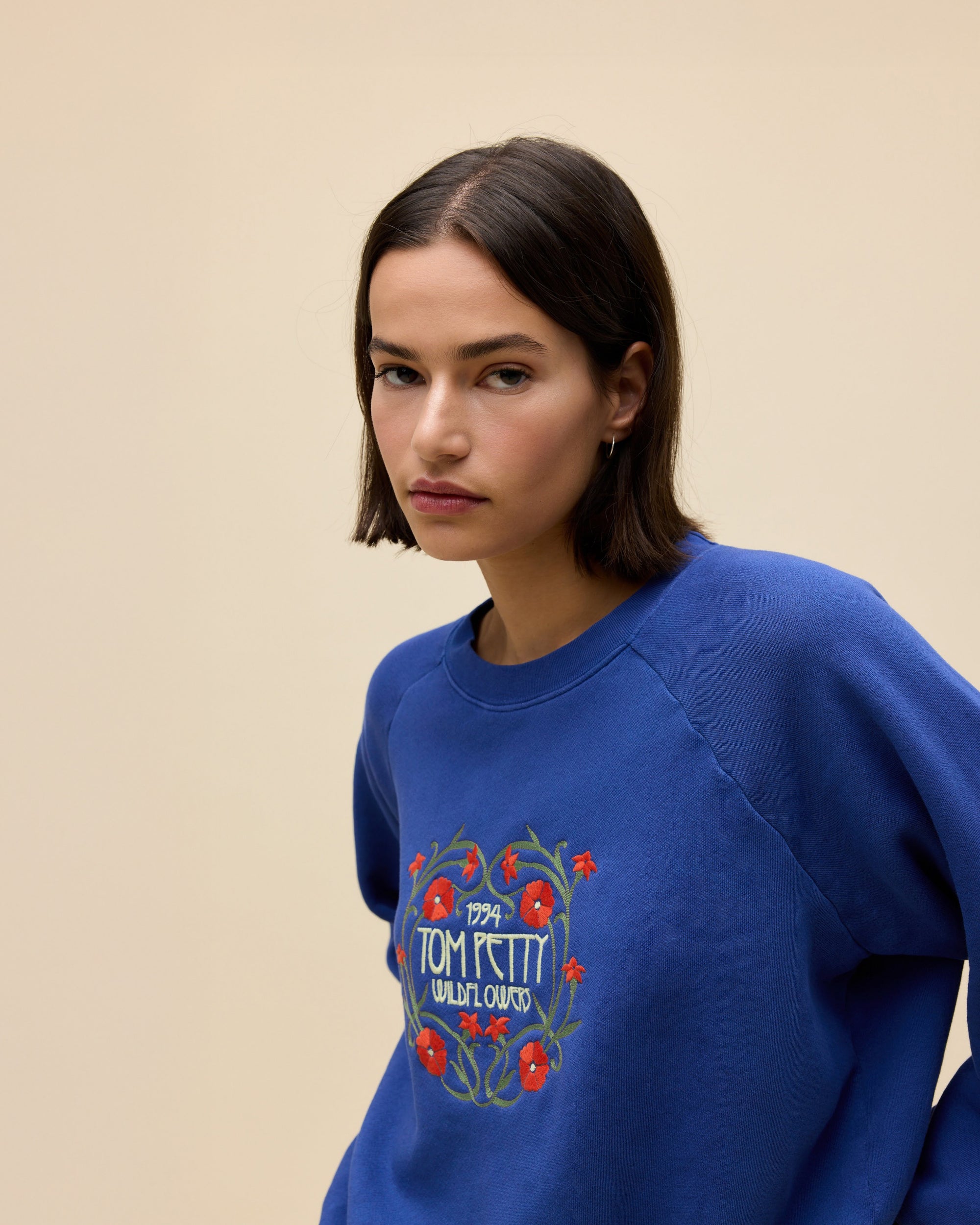 blue Tom Petty sweatshirt