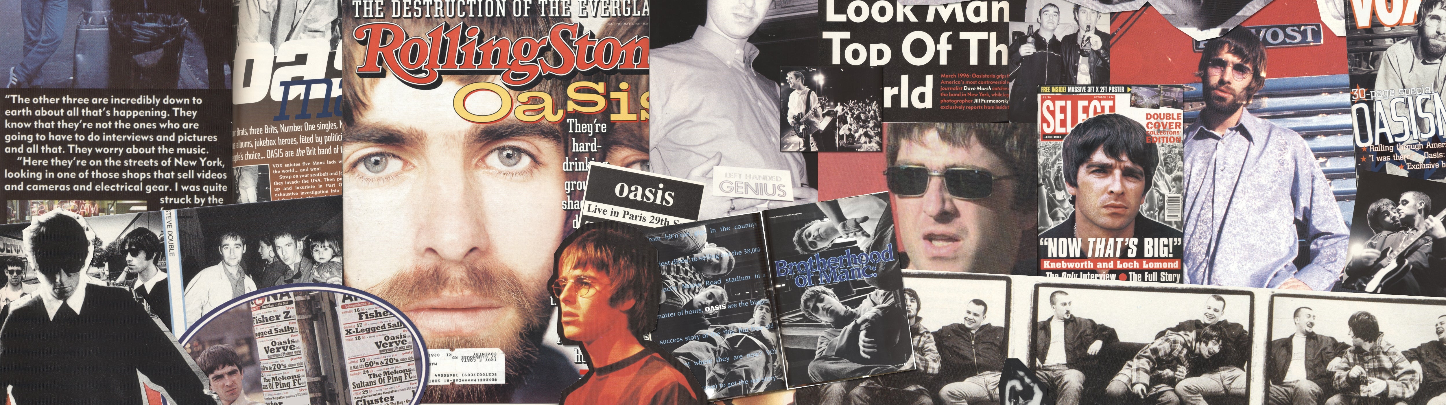 Oasis collage banner