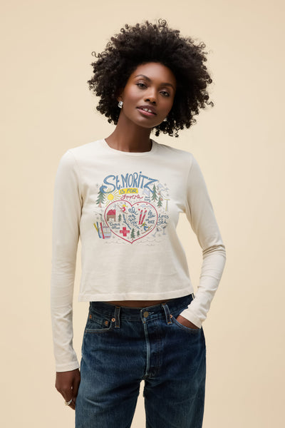 St. Moritz Is For Lovers Vintage Long Sleeve– Daydreamer