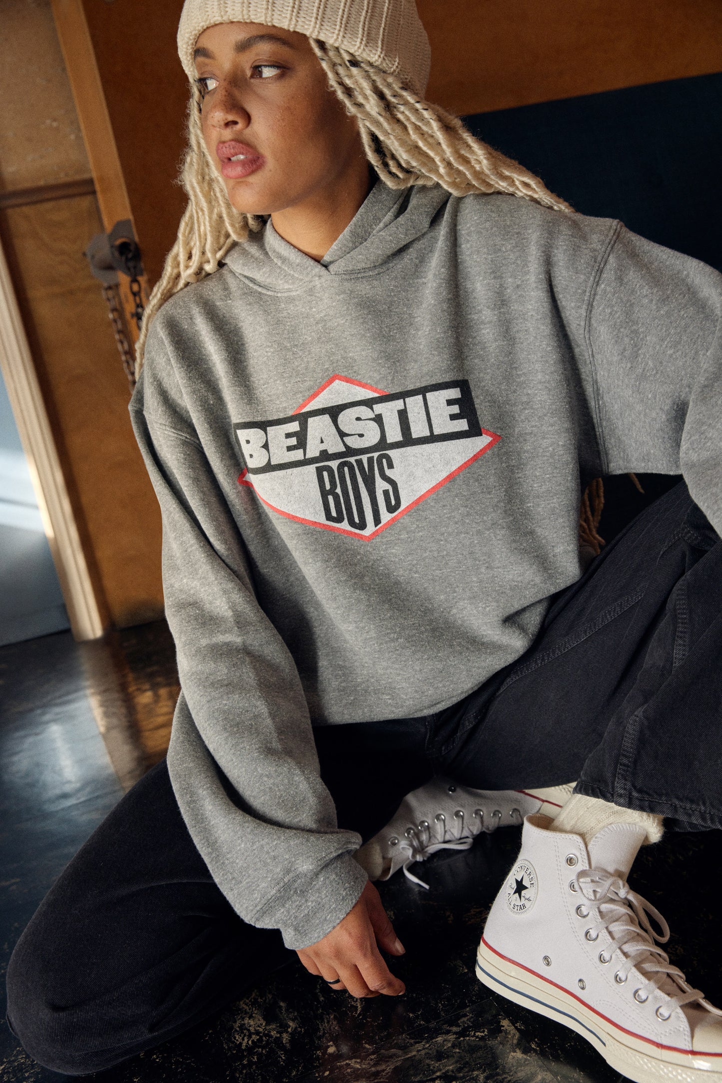 Beastie Boys Logo Boyfriend Hoodie