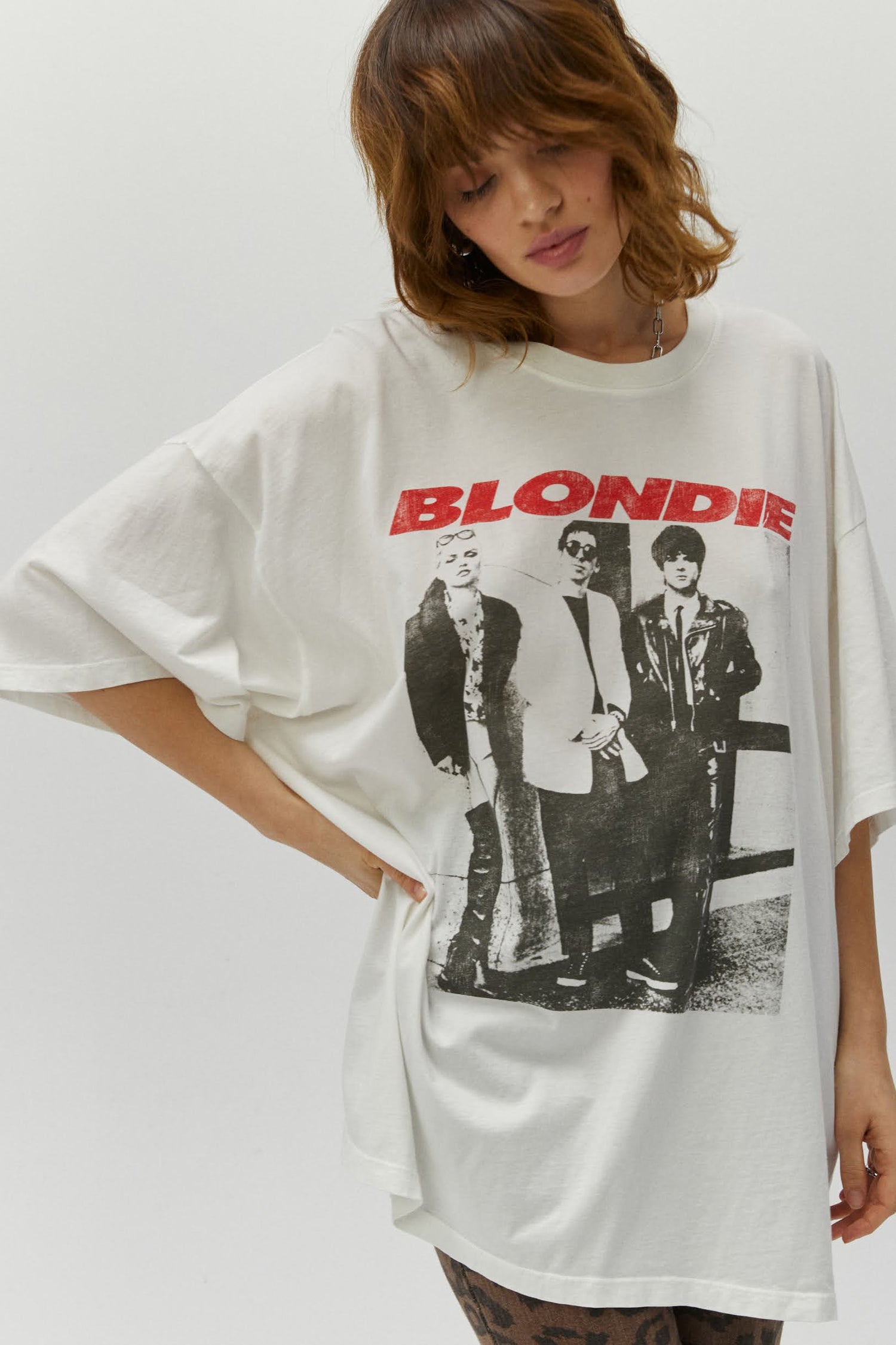 Blondie block lettering