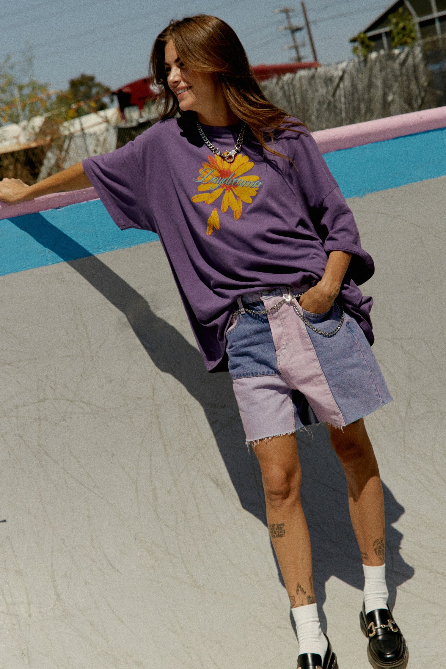 yellow floral graphic