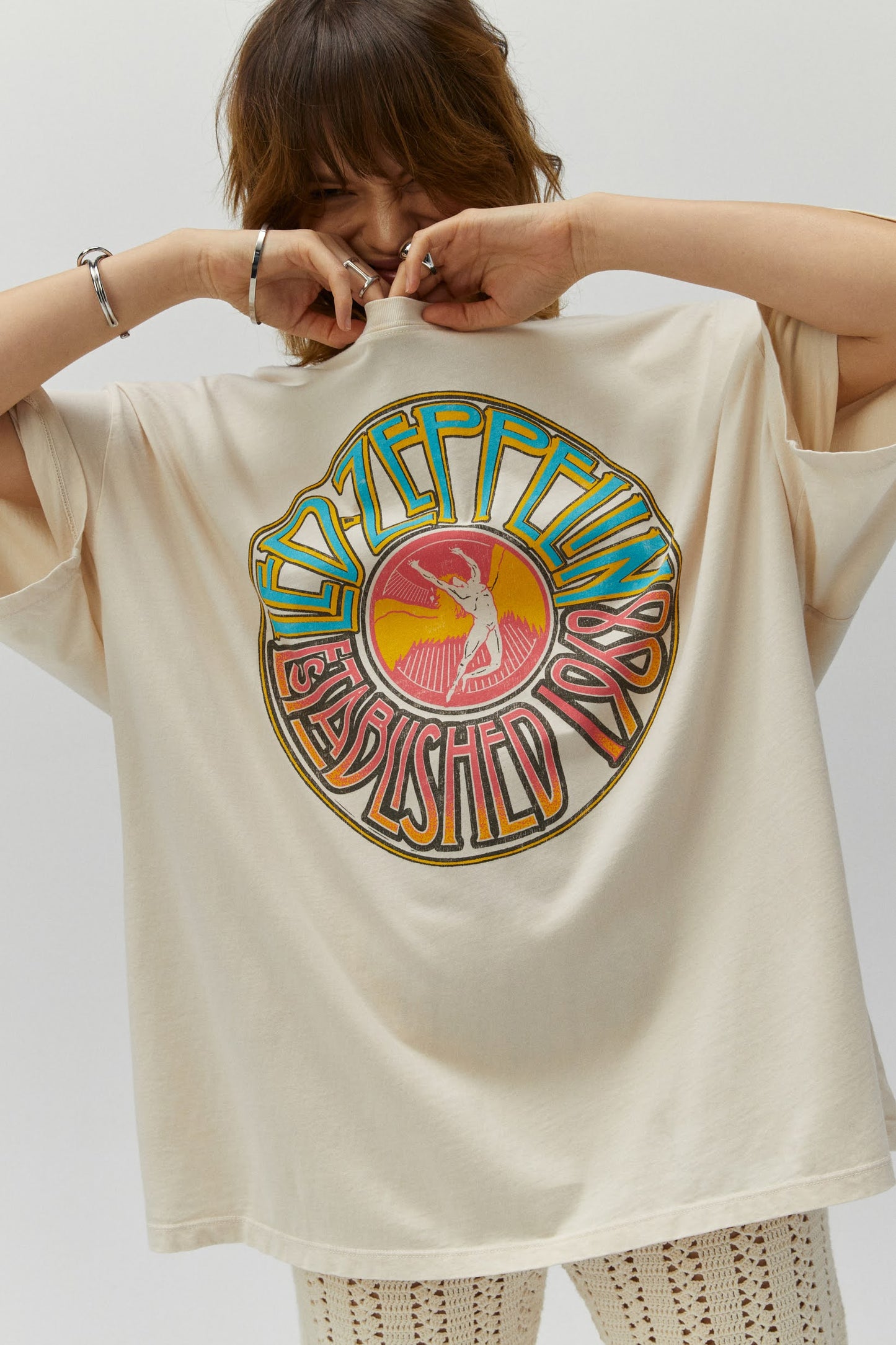 colorful Led Zeppelin tee