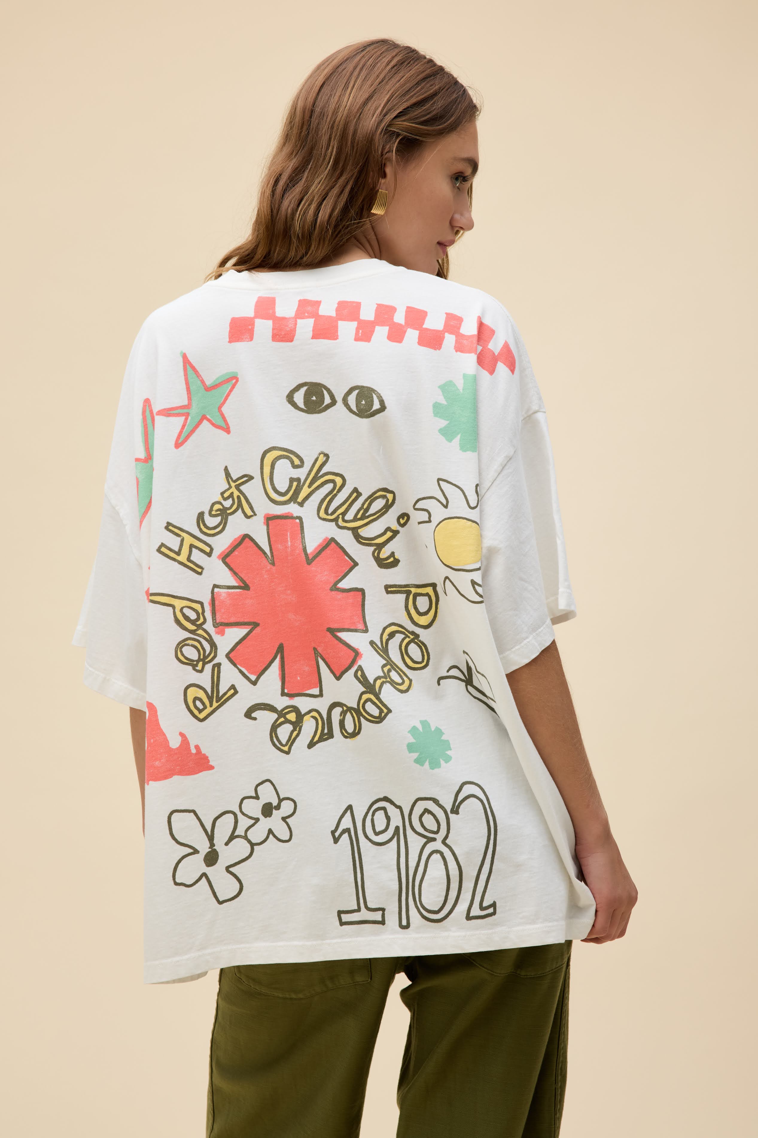 トップス Red hot chili peppers YSTRDYs tomorrow Red Hot Chili Peppers Doodles OS Tee | Daydreamer