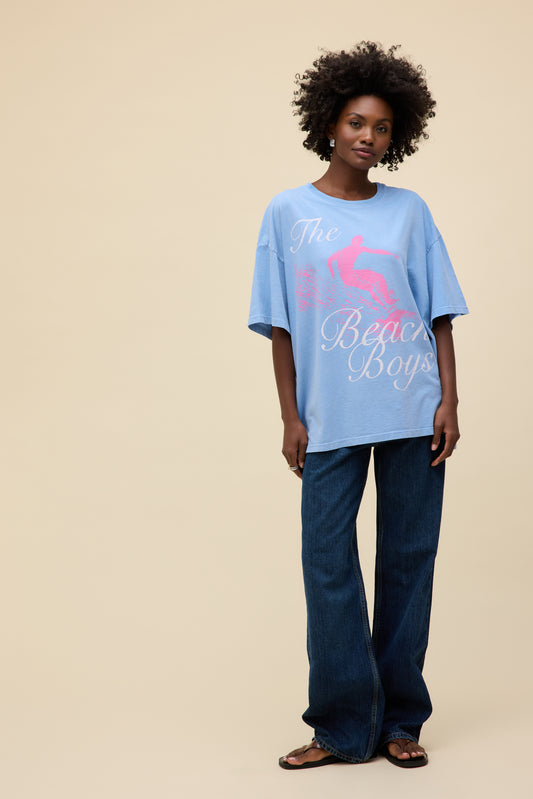 Powder Blue Acid Wash