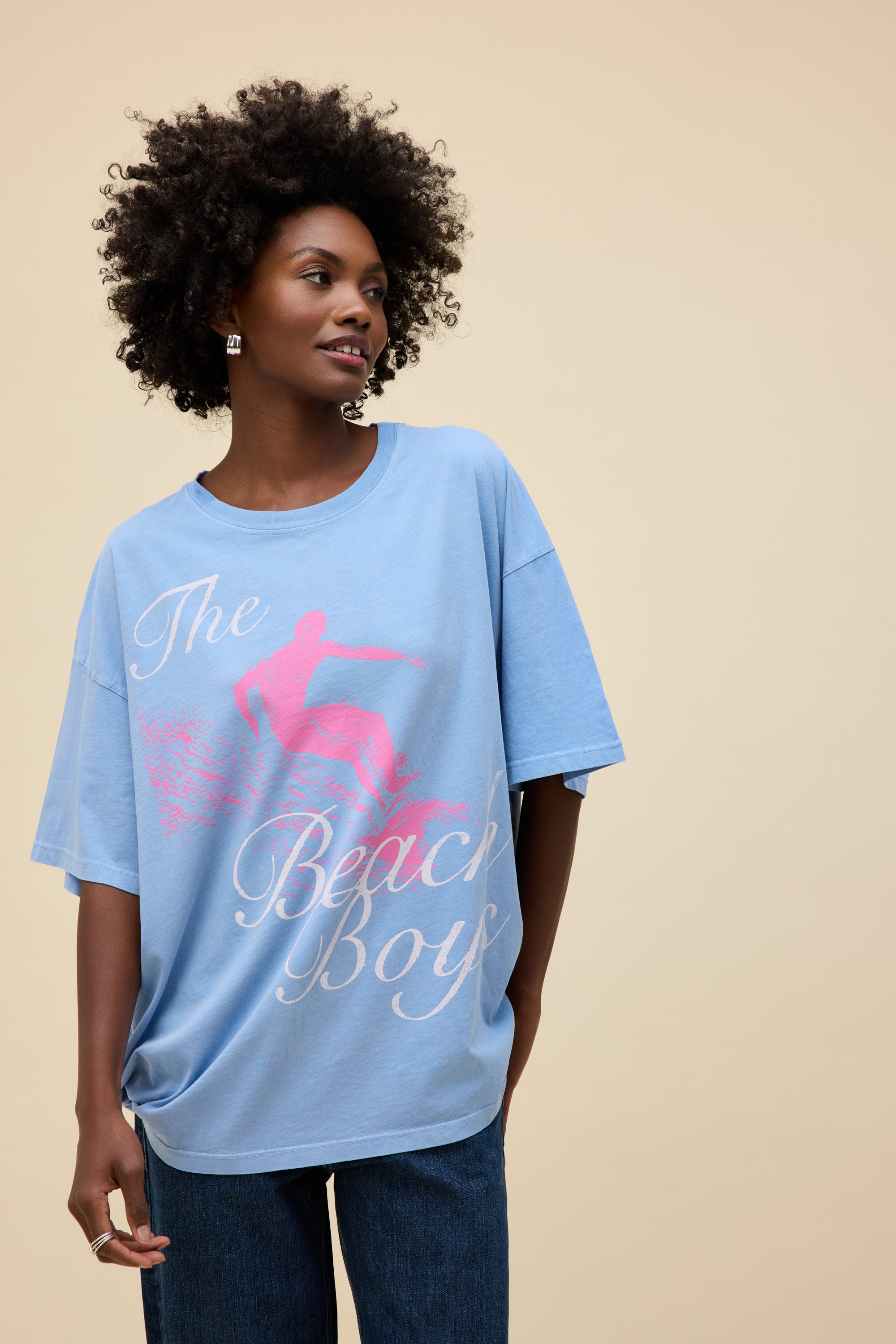 Powder Blue Acid Wash
