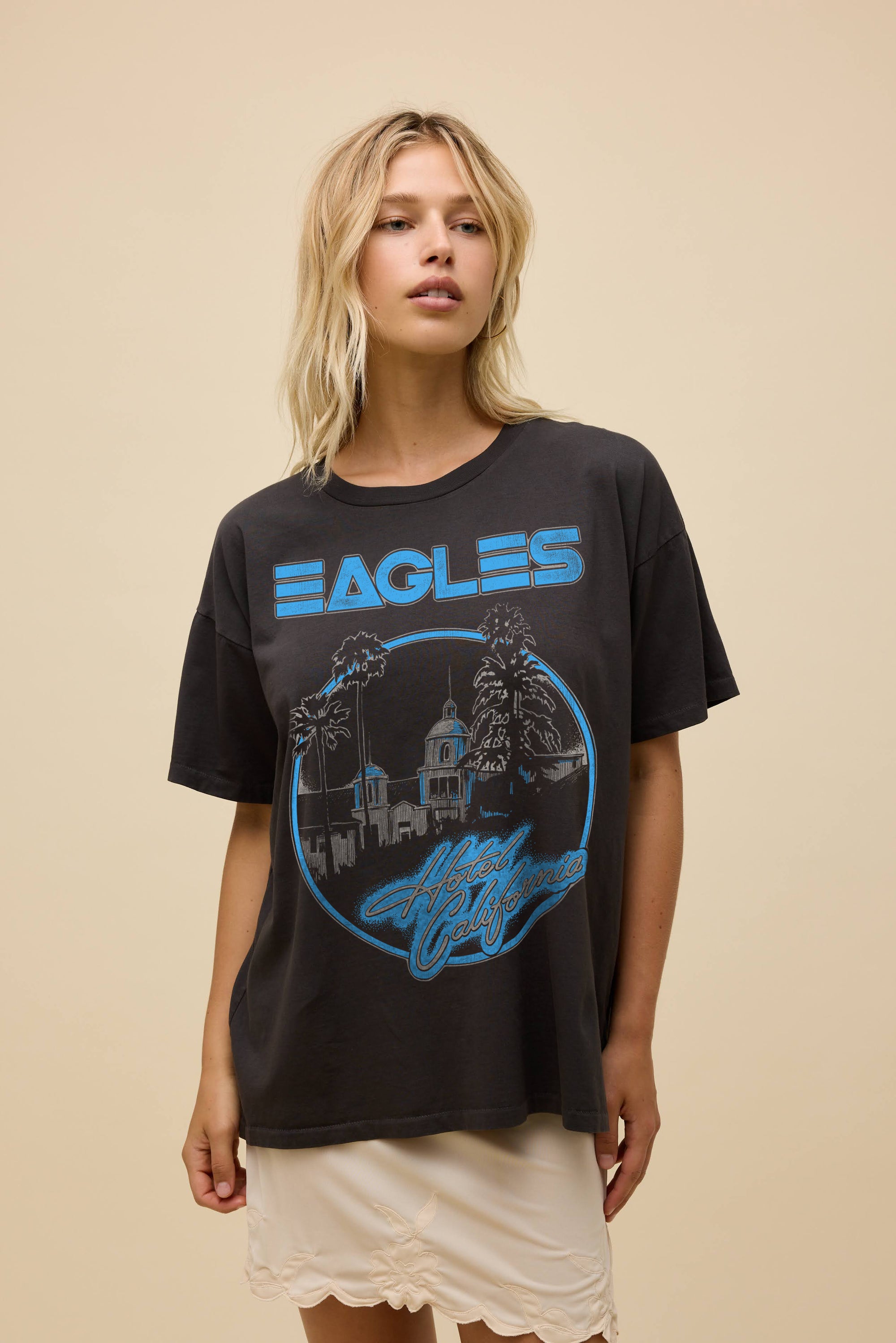 EAGLES 2003年ツアーT グットフェード　ホテルカルフォルニア　ブラック Eagles Hotel California Reverse GF Tee– Daydreamer