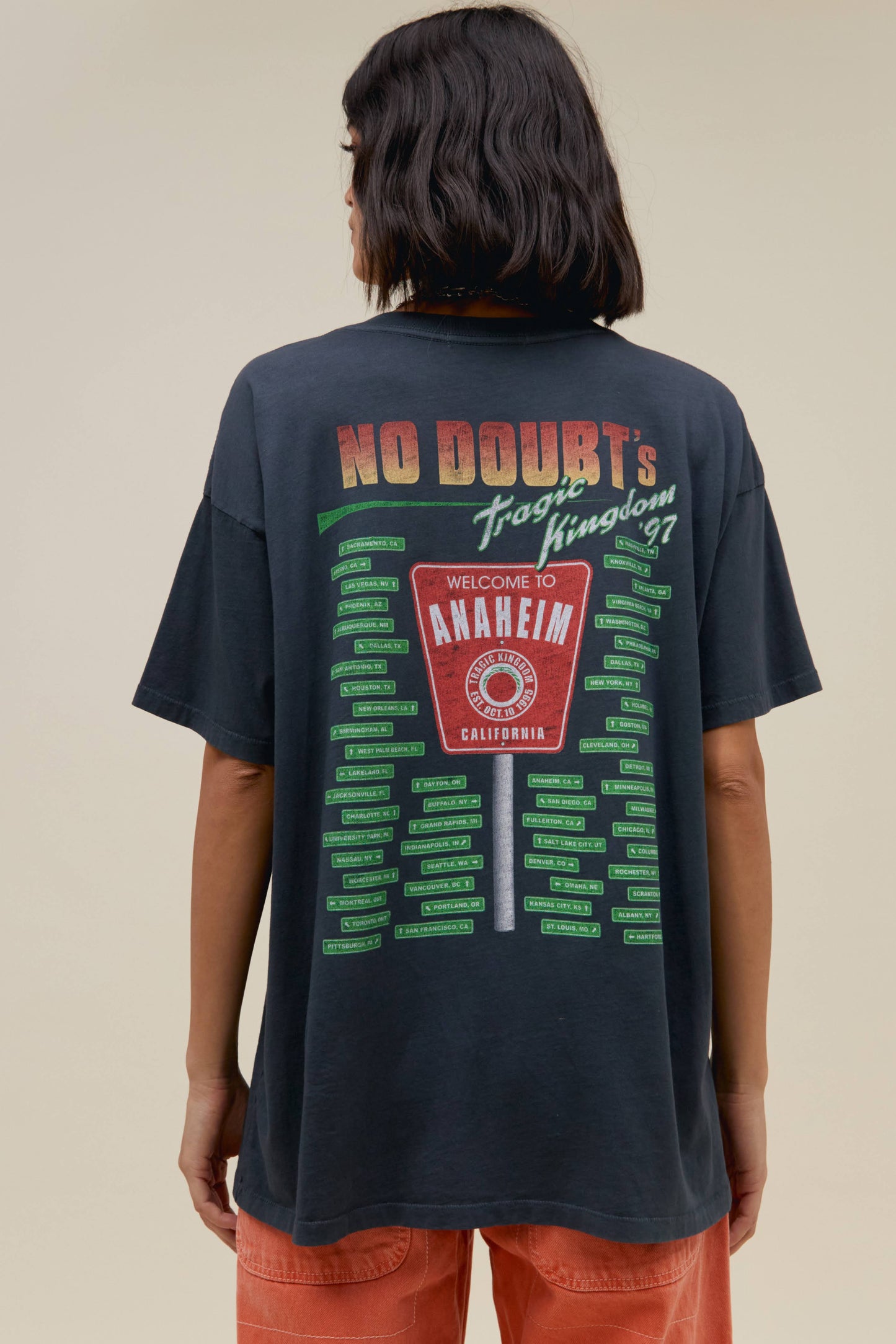No Doubt Tour '97 Merch Tee In Vintage Black | DAYDREAMER