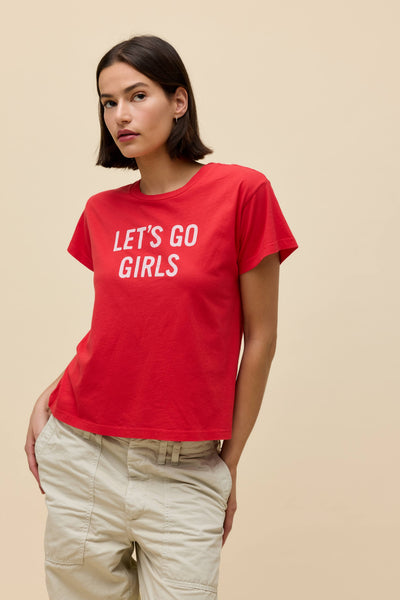Shania Twain Let's Go Girls Solo Tee in Red | 100% Cotton T-Shirt