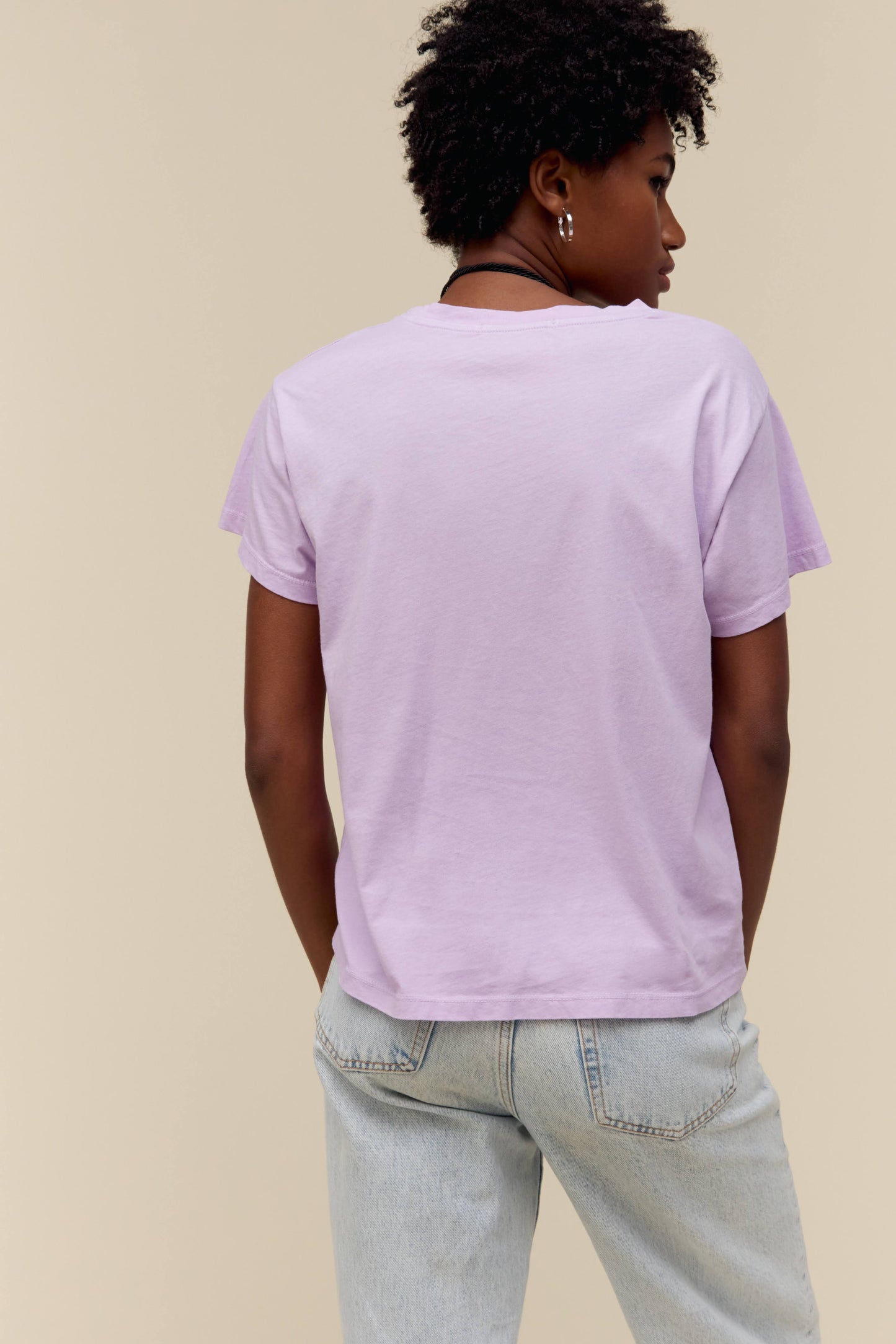Solid Solo Tee in Lavender Bloom