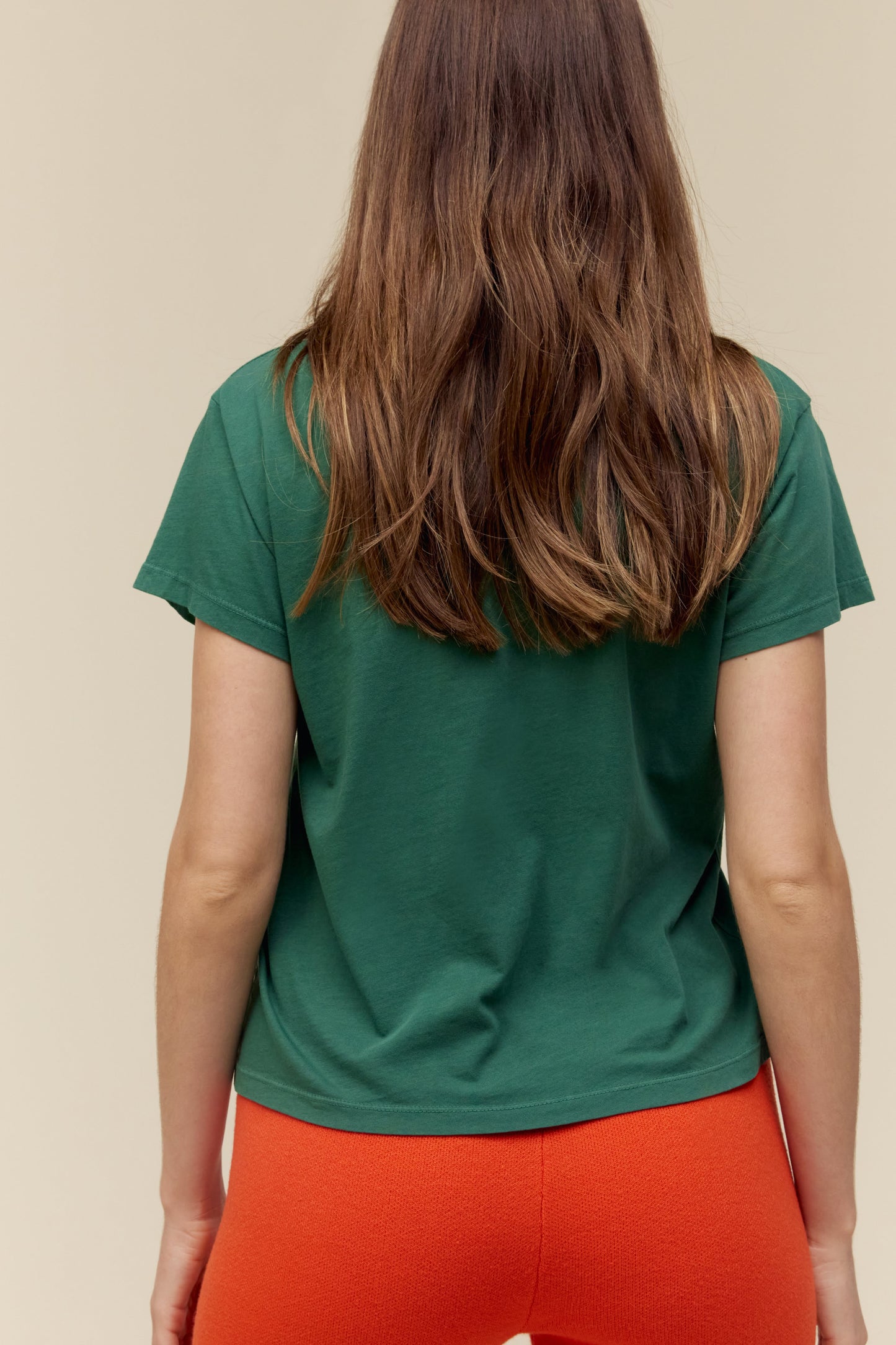 Solid Solo Tee in Stormy Green