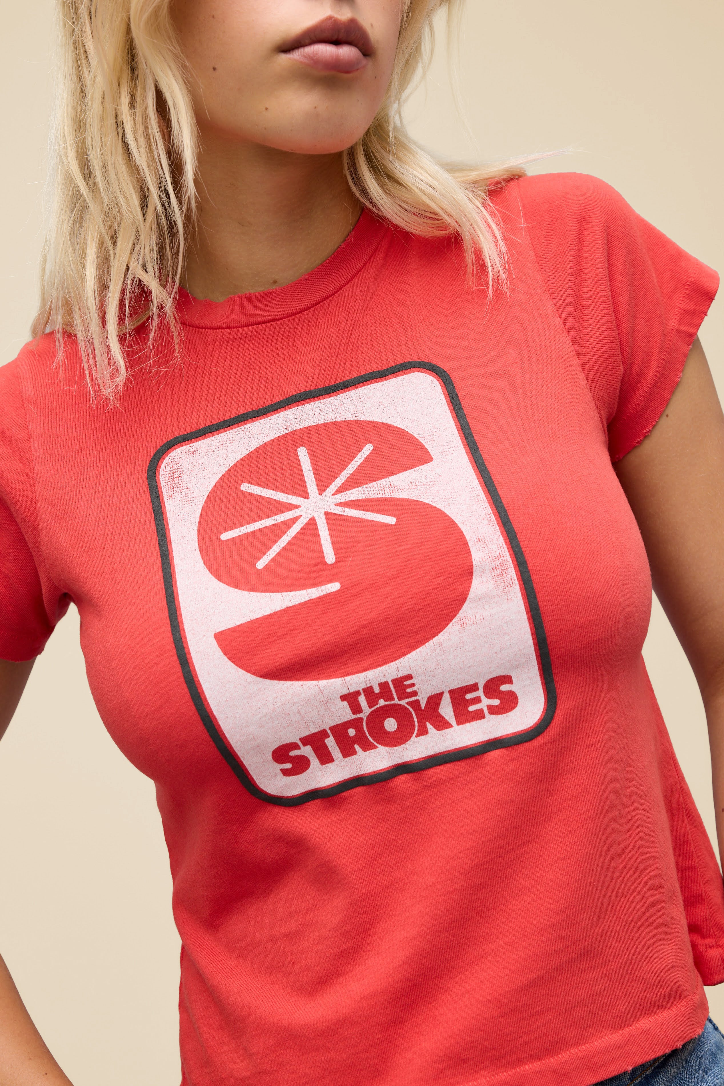 The Strokes Logo Vintage Tee | Daydreamer