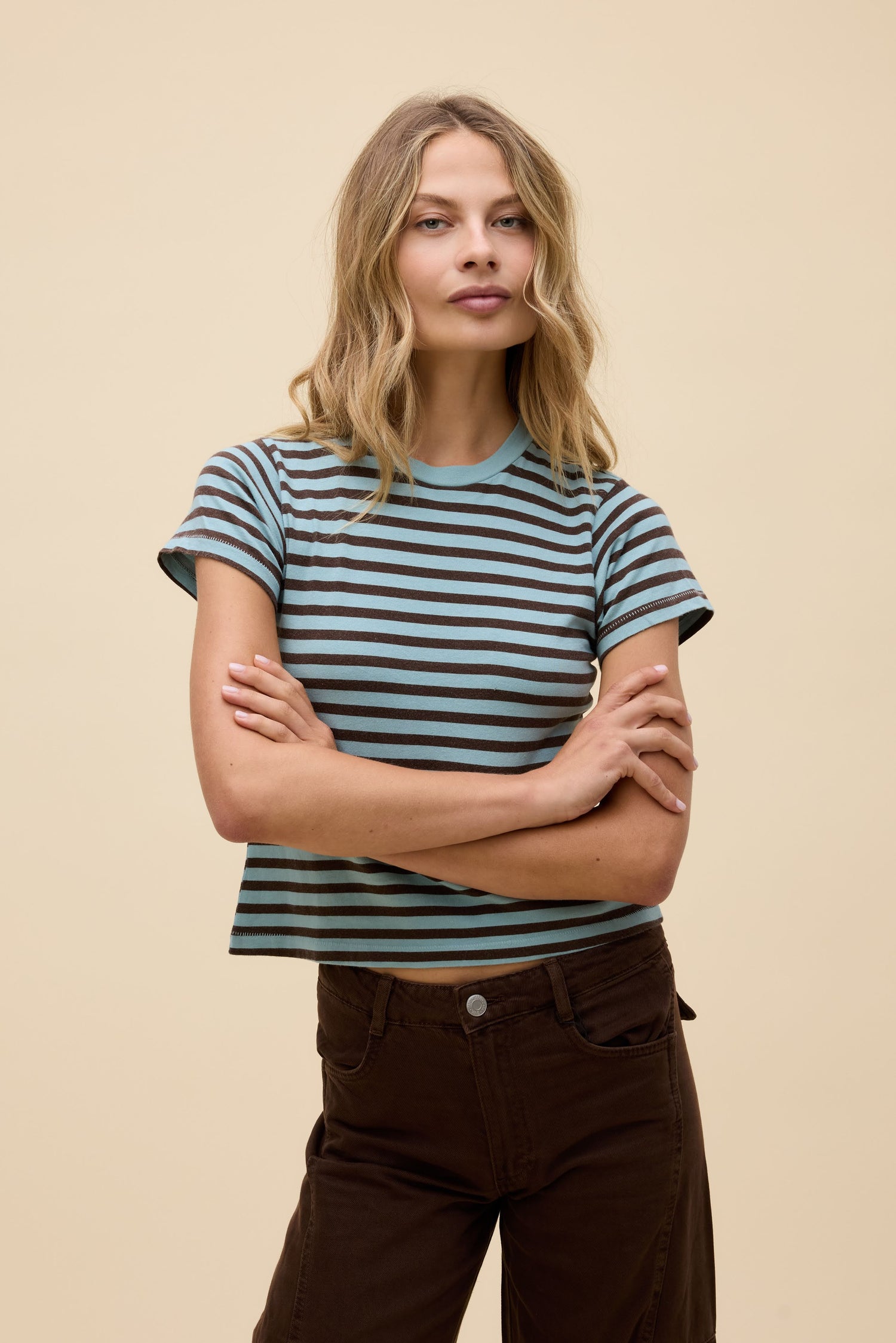 Stripe Vintage Tee - Daydreamer