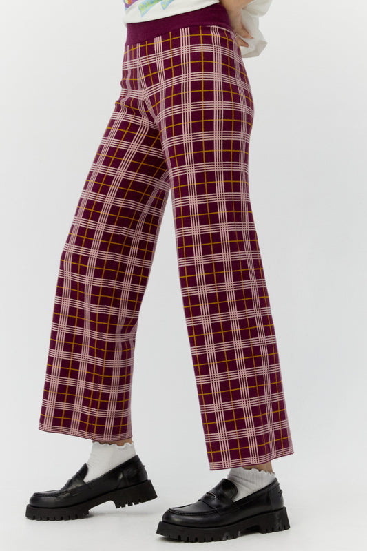 unique plaid pant