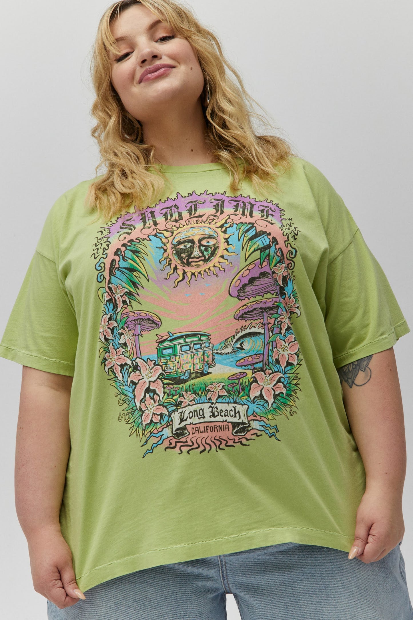 plus sized sublime day trip tee
