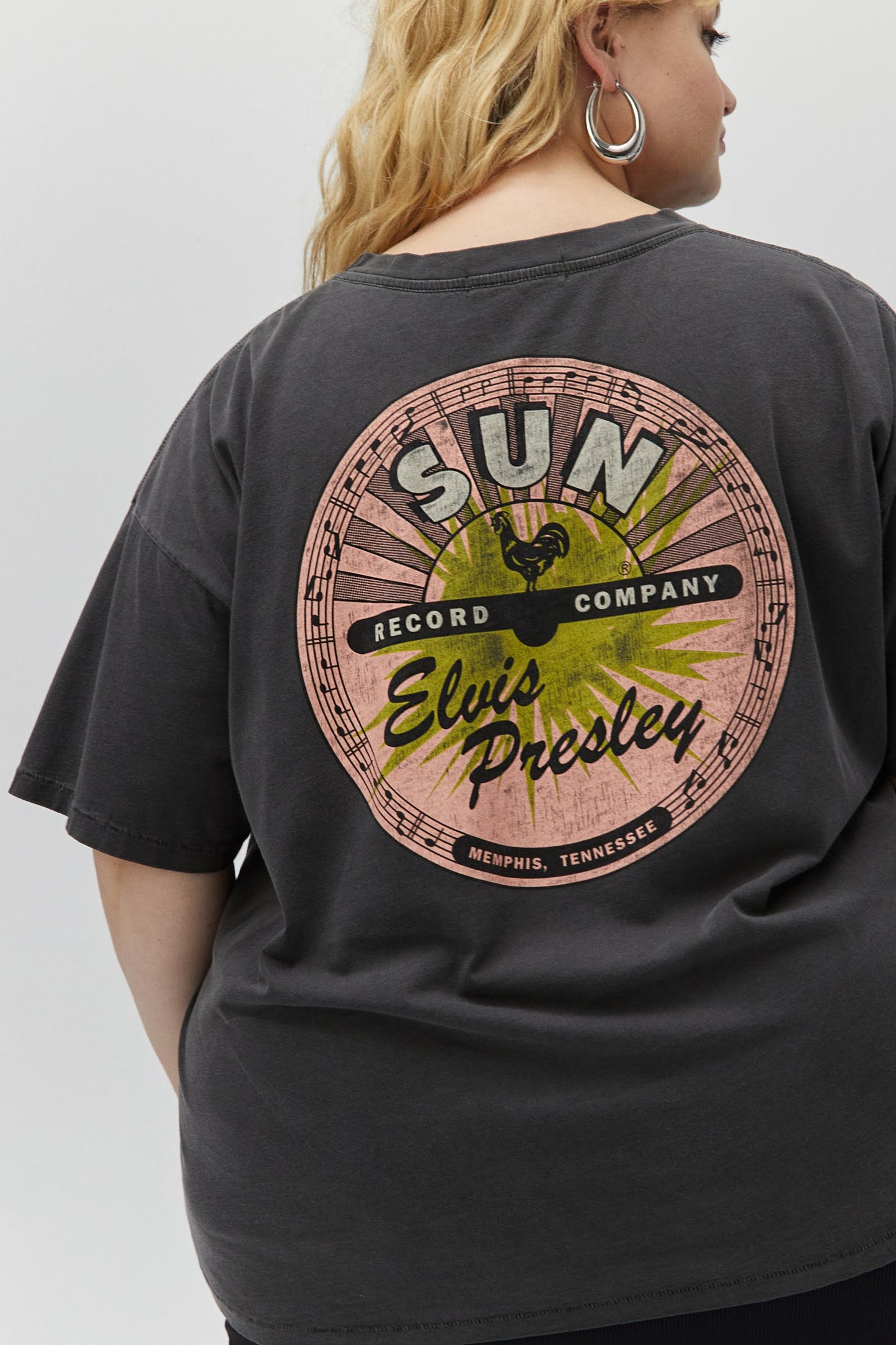 plus size sun records tee back