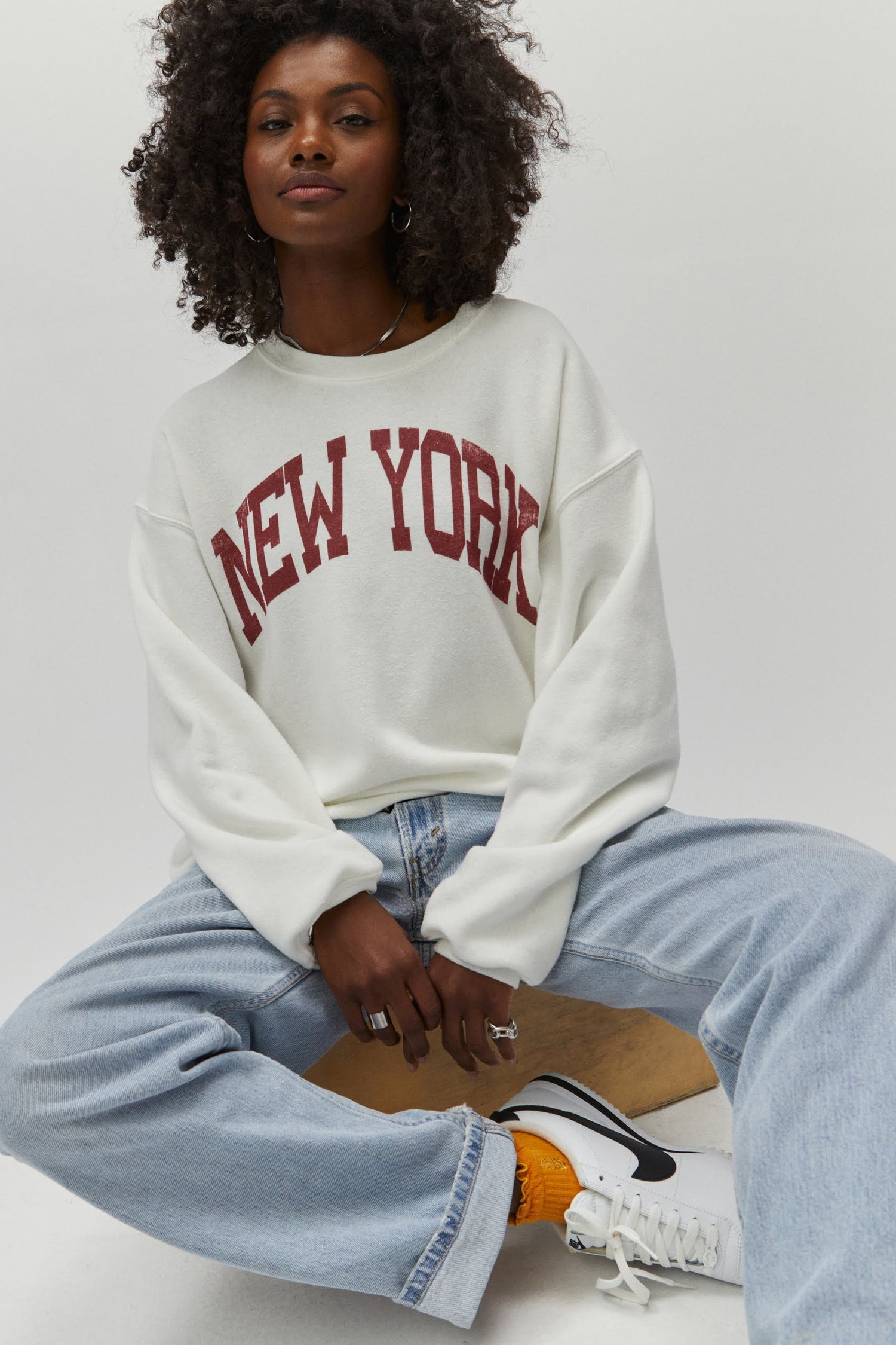 long sleeve with 'New York' on center