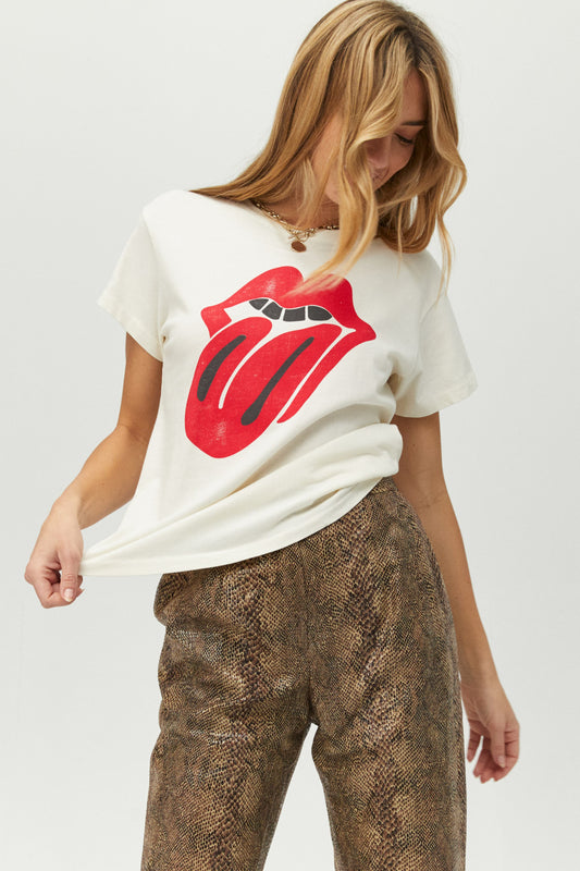 Hot Lips logo center chest