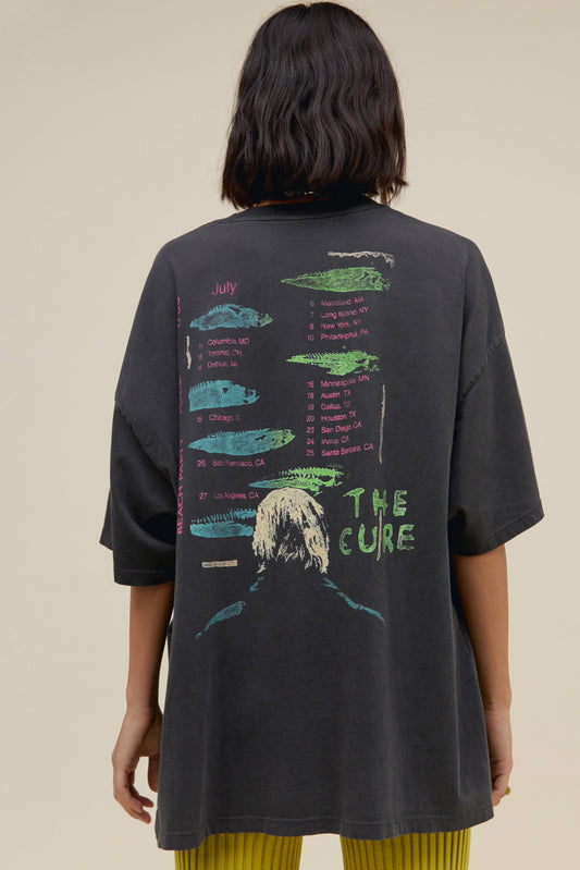 black the cure tee back