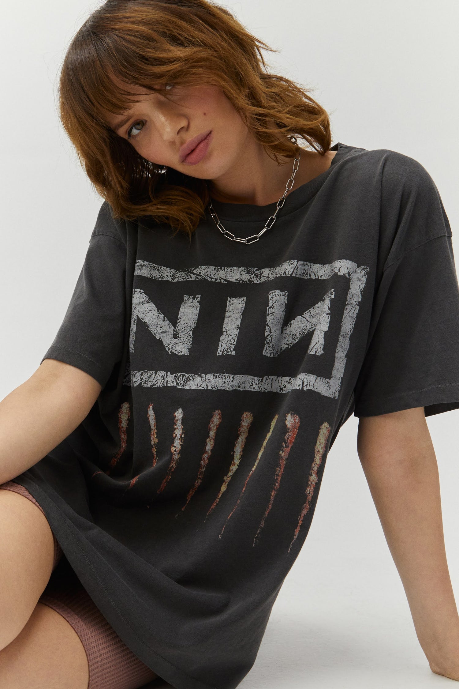 Nine Inch Nails NIN  Pretty Hate Machine Hooded Sweatshirt