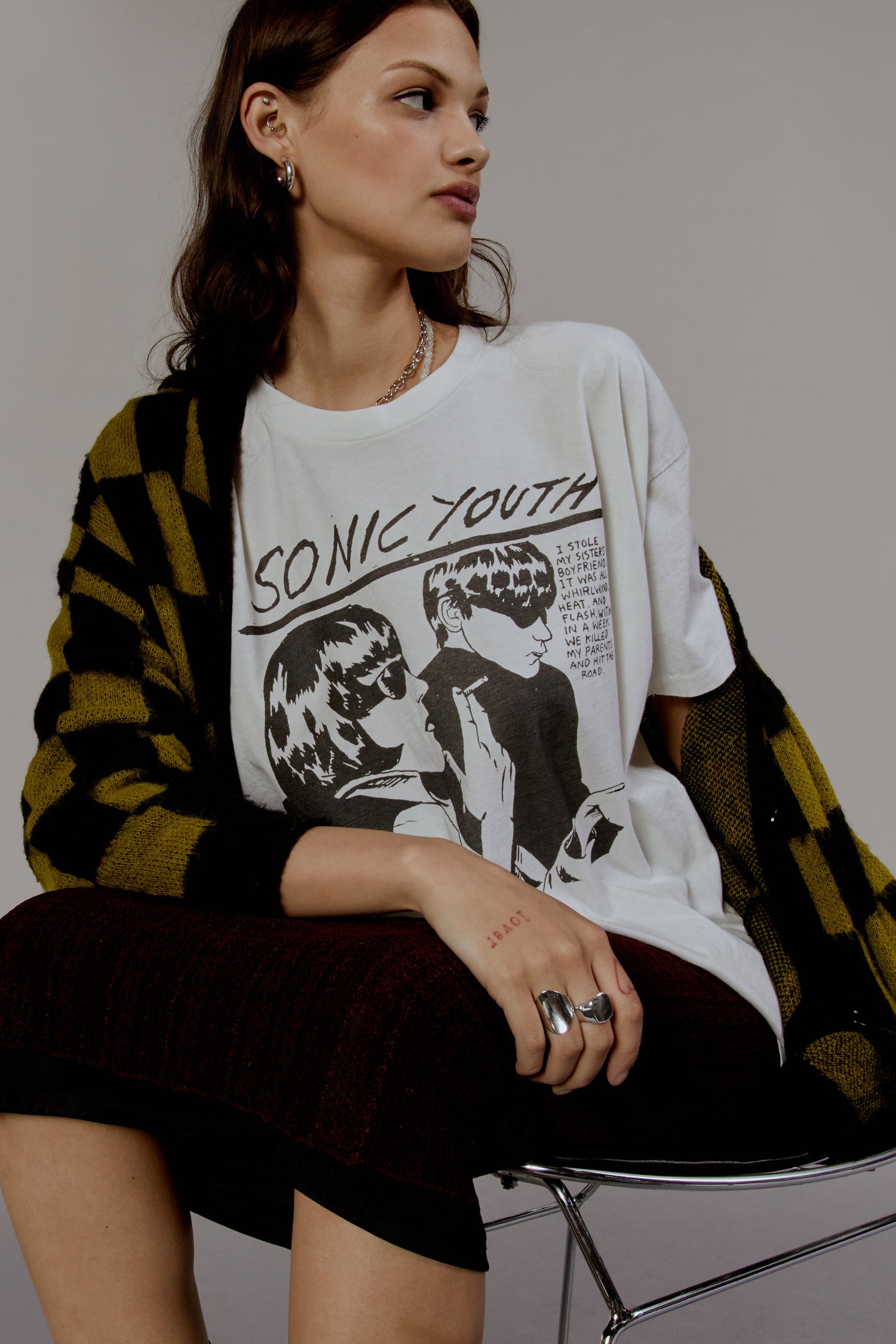sonic youth graphic tee