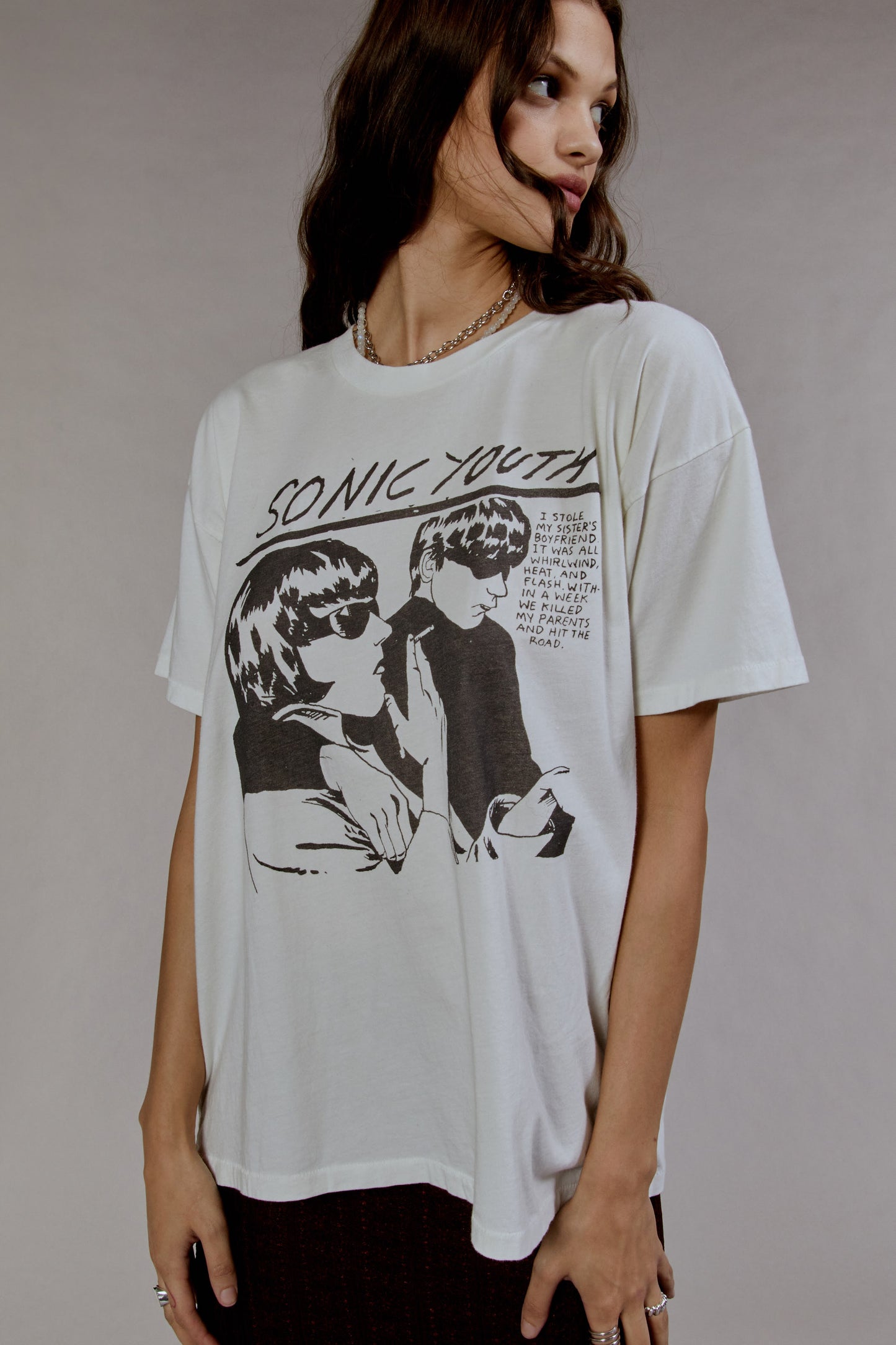 sonic youth oversized shirt