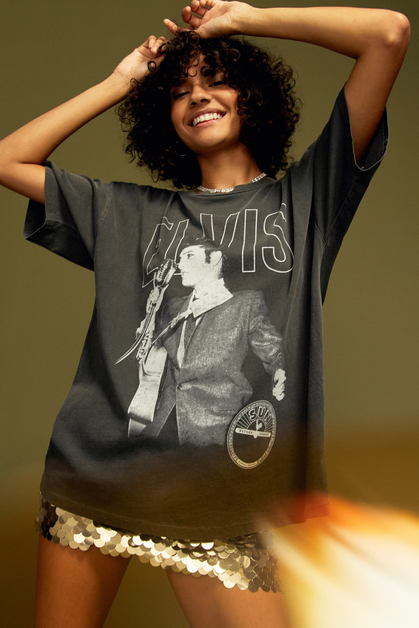 black elvis presley tee 