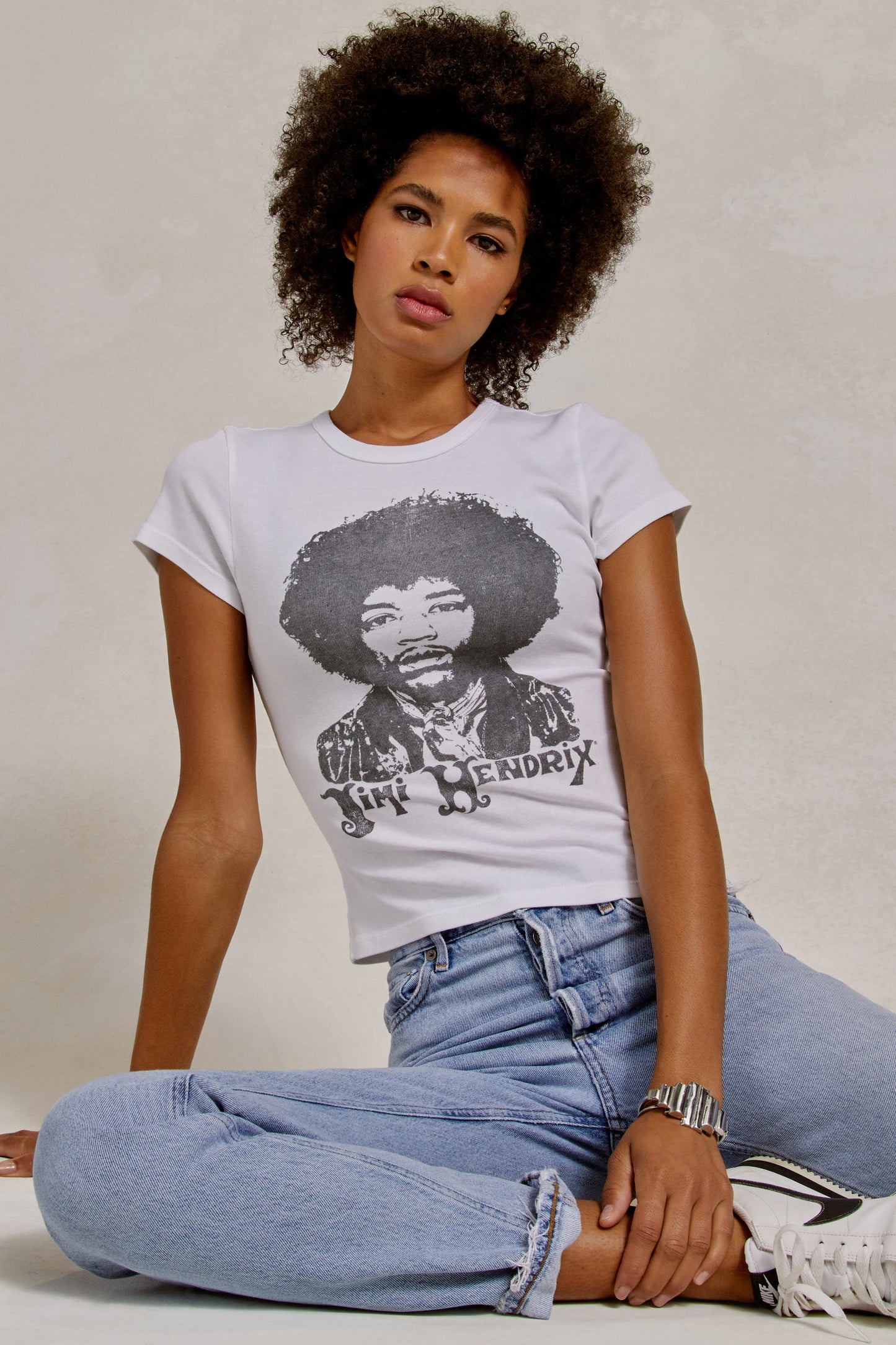 Jimi Hendrix Portrait Slim Tee